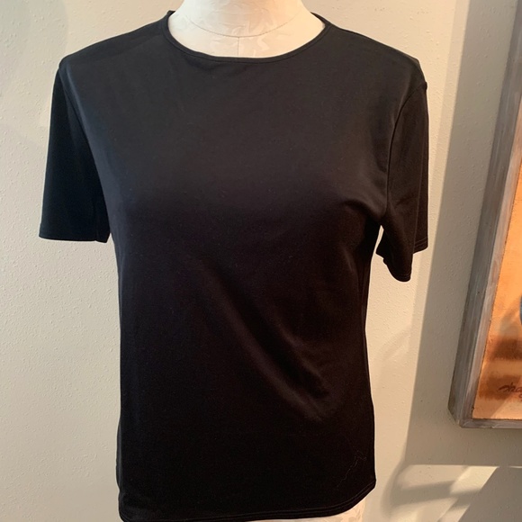 NWT Lynn Ritchie for Evelyn & Arthur Black T-Shirt Size S - Picture 1 of 4